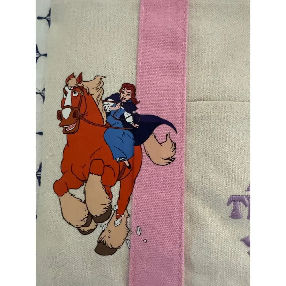 Disney Belle Double Sided Custom Made Trader Joes Mini Tote